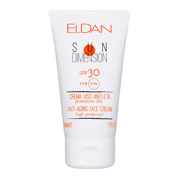 Солнцезащитный крем для лица SPF 30 (с гиалуроновой кислотой) ELDAN Cosmetics 50 мл