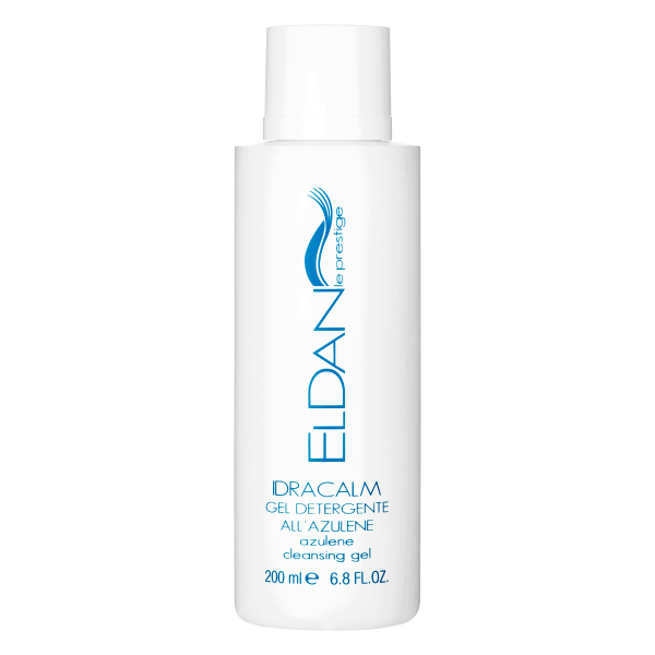 Очищающий азуленовый гель для чувствительной кожи лица Idracalm azulene cleansing gel ELDAN Cosmetics 200 мл