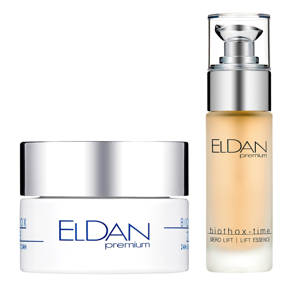 Набор Лифтинг-крем + Лифтинг-сыворотка Premium biothox time ELDAN Cosmetics 50 / 30 мл