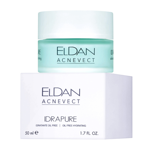 Очищающий крем для жирной проблемной кожи Idrapure oil free hydrating ELDAN Cosmetics 50 мл