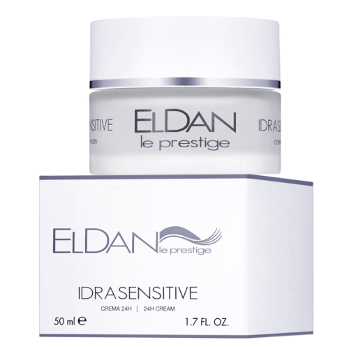 Крем для чувствительной кожи лица Увлажняющий Idrasensitive 24 hour cream ELDAN Cosmetics 50 мл