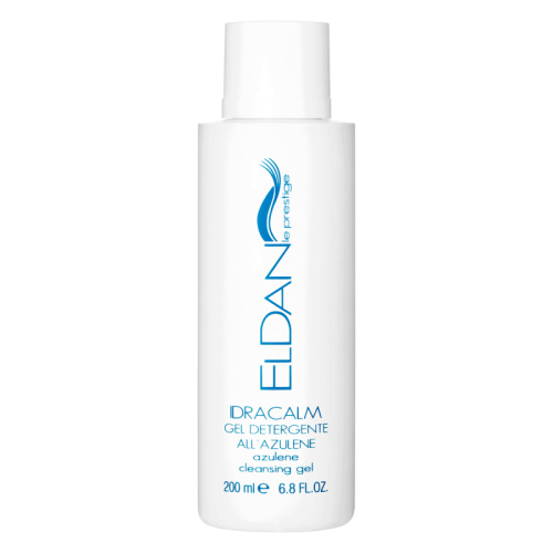 Очищающий азуленовый гель для чувствительной кожи лица Idracalm azulene cleansing gel ELDAN Cosmetics 200 мл