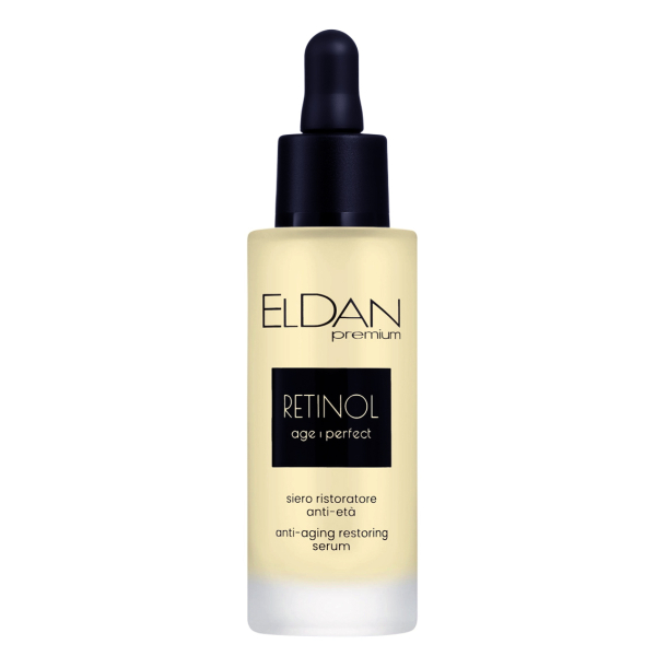 Восстанавливающая сыворотка с ретинолом Anti-aging restoring serum ELDAN Cosmetics 30 мл Восстанавливающая сыворотка с ретинолом Anti-aging restoring serum ELDAN Cosmetics 30 мл